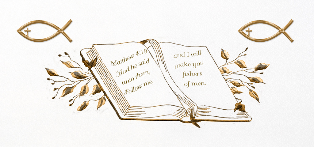 White Faux (Matthew 4 19)  PROOF